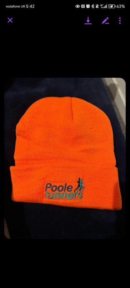 Poole Runners Orange Beanie